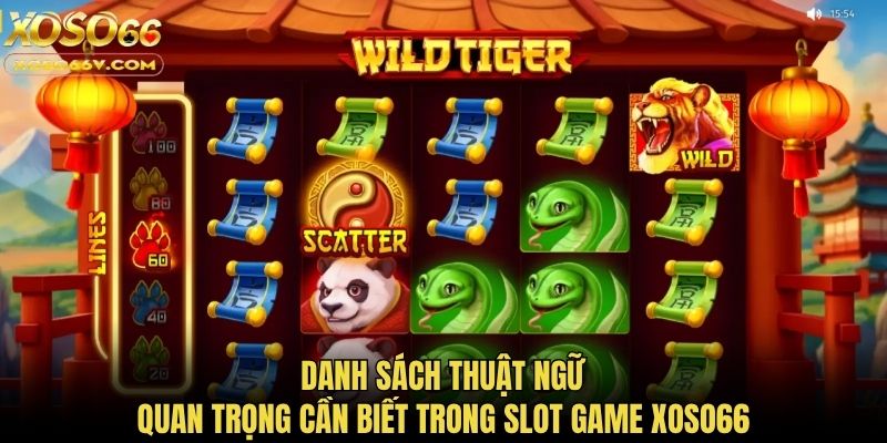 Danh sách thuật ngữ quan trọng cần biết trong slot game Xoso66